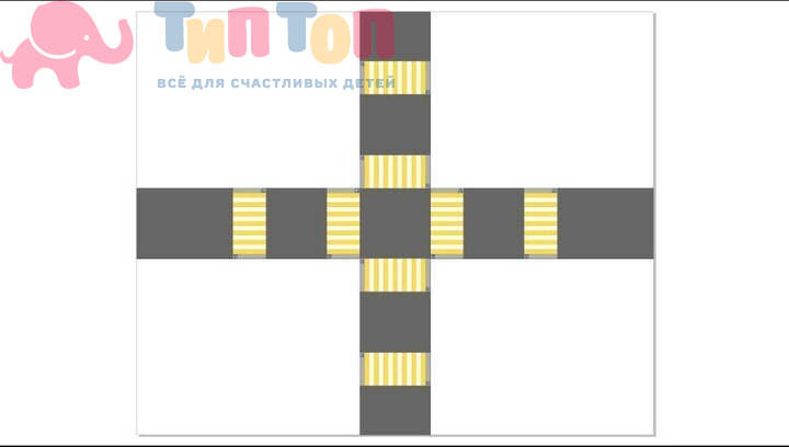 Имитация проезжей части 11x9 м
