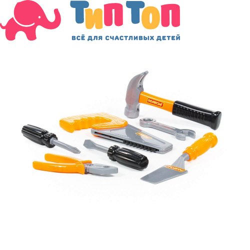 Набор инструментов №7 (7элементов) в пакете Полесье 53701