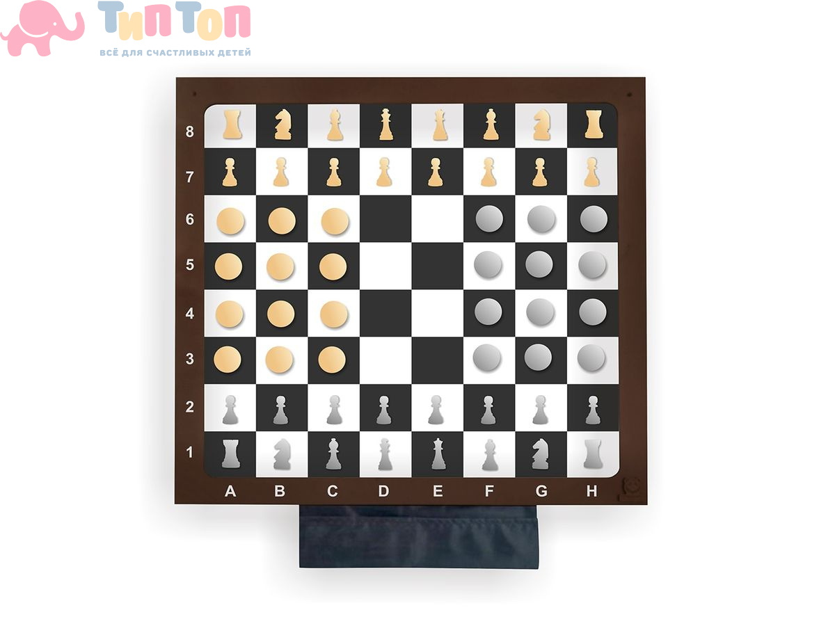 44348_Настенная игра «Шахматы и шашки»
