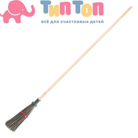 Метла синтетическая круглая 32х11 см, с череноком 120 см, еврорезьба, № 6, ЛАЙМА EXPERT, 600386