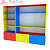 Стеллаж «Незнайка» (цветной)