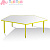 Стол «Пчелка» (столешница спецпластик Белый) м/к желтый RAL 1016) гр. с 0 по 3 1000*1000*400-580