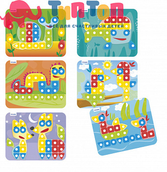 95023 pack 6 Super Pegs Patterns