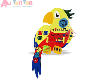 48992_Бизиборд «Смешной попугай»