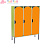 Шкаф ШР-78(ЛДСП)на металлокар. с решеткой Корпус БУК , Фасады ЦВЕТНЫЕ