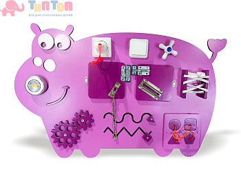 57422_Бизиборд «Сиреневый бегемот»_1