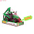 Экскаватор "Прогресс" инерционный (зелёный) (в лотке)