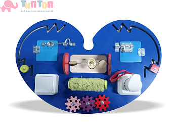 54740_Бизиборд «Синее сердце»