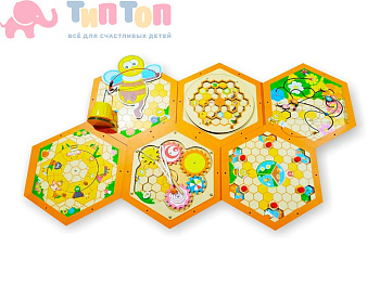 58100_Набор бизибордов «Пчелиные соты»