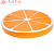Мат апельсиновая долька D1000х100мм не складной