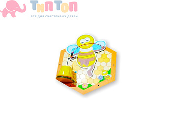 58132_Бизиборд «Пчелиные соты» модуль №1