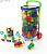 Тележка "Caddie" + Конструктор "Строитель" 263 элемента Полесье 54517