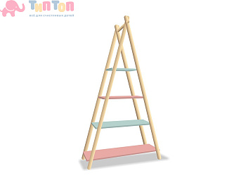 58292_Стеллаж для игрушек и книг «Домик»