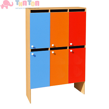 ШКАФ ДВУХЪЯРУСНЫЙ ШНД-6 (ЛДСП) 6 секций