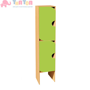 Шкаф ДВУХЪЯРУСНЫЙ ШНД-7 (ЛДСП) 2 секции