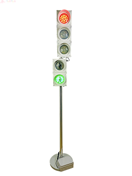 Светофор Транспортный пешеходный светодиодный мобильный