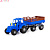 Игрушка Трактор "Алтай" (синий) с прицепом №2 (в сеточке) 84767 Полесье