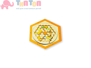 58134_Бизиборд «Пчелиные соты» модуль №2