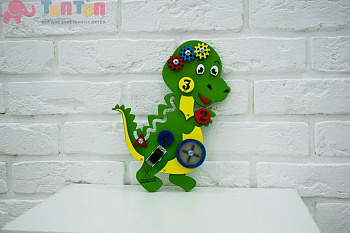 55030_Бизиборд «Зеленый динозаврик»_1