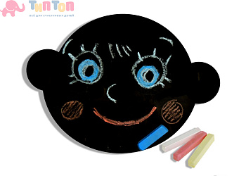 48534_Фигурная грифельная меловая доска «Эмоции на лице»