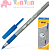 Ручка шариковая с грипом BIC "Round Stic Exact", СИНЯЯ, корпус серый, узел 0,8 мм, линия письма 0,3 
