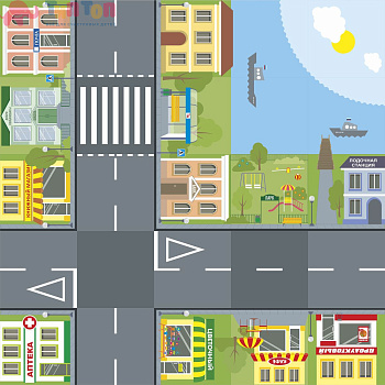 24222_Поле для многофункционального стола «Город» 75х75