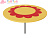 Столик уличный детский  "Круглый", МАФ-СД-01.02