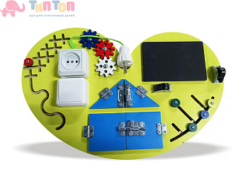 54742_Бизиборд «Желтое сердце»