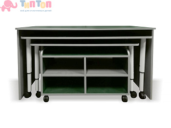 54746_Многофункциональный детский стол с набором корзин «Поместим все» изумрудный_4