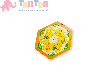 58138_Бизиборд «Пчелиные соты» модуль №4