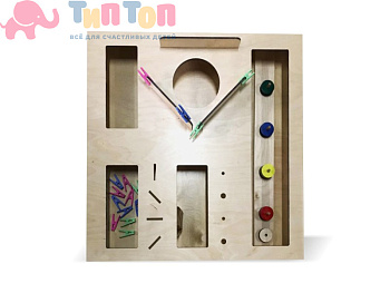 53230_Настенный модуль для развития мелкой моторики «Прищепки»